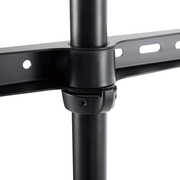 Nedis TV Floor Stand | 50 - 65 " | Maximum skjerm vekt: 35 kg | Scandinavian Design | Roterbar | Anti-tip stropp | Snap-lock | Aluminium / Stål | Sort
