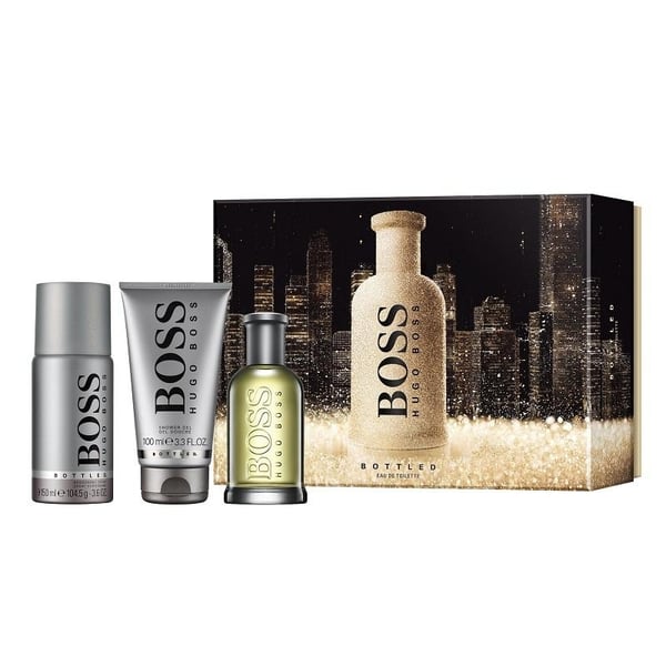 Hugo Boss Hugo Boss Gavesett Bottled Edt 100ml + Shower Gel 100ml + Deo Spray 150ml