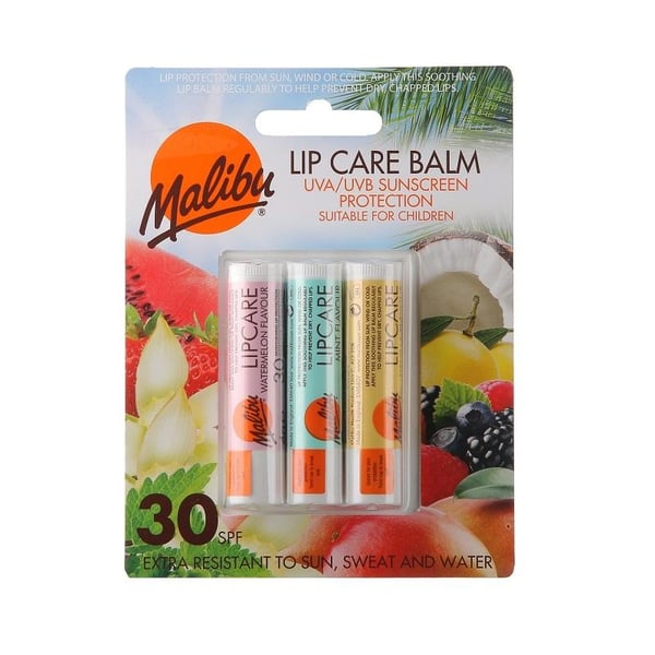 Malibu Leppepleiebalsam SPF30 3x5g