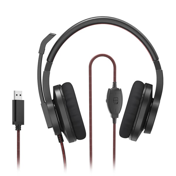 Hama Headset PC Office Stereo Over-Ear HS-USB400 V2 Black
