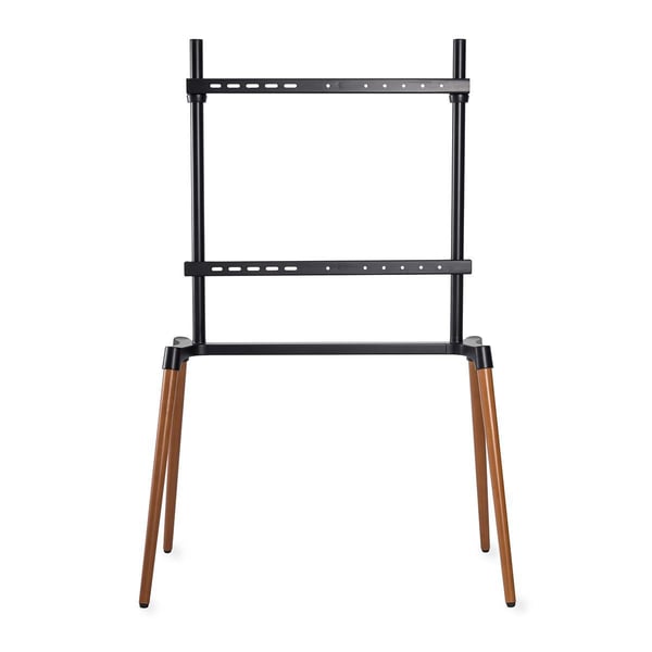 Nedis TV Floor Stand | 60 - 75 " | Maximum skjerm vekt: 40 kg | Scandinavian Design | Anti-tip stropp | Snap-lock | Aluminium / Stål | Sort