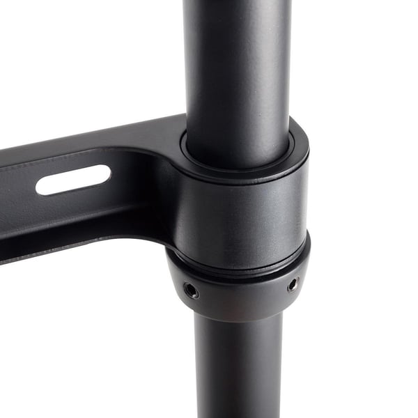 Nedis TV Floor Stand | 60 - 75 " | Maximum skjerm vekt: 40 kg | Scandinavian Design | Anti-tip stropp | Snap-lock | Aluminium / Stål | Sort