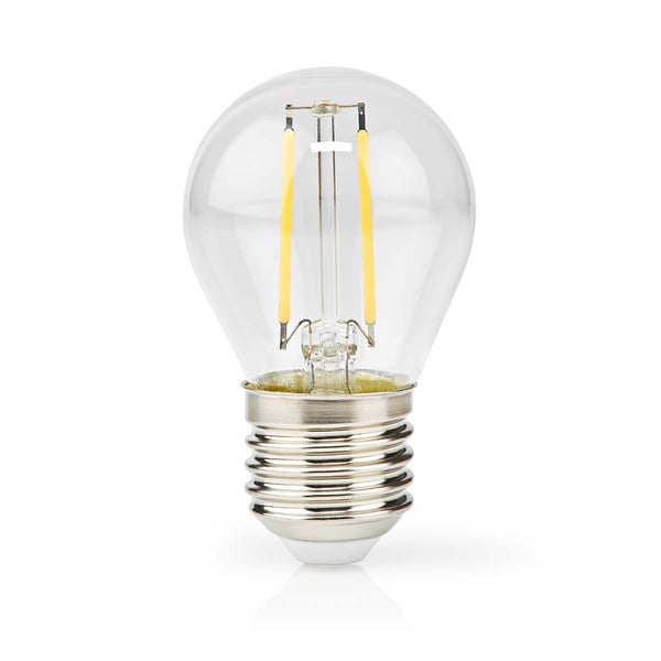 Nedis LED lyspære E27 | G45 | 4.5 W | 470 lm | 2700 K | Dimbar | Varm Hvit | Retro Style | 1 stk