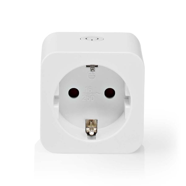 Nedis SmartLife Smart Plug | IP21 | Efektmåler | 3680 W | Type F (CEE 7/3) | 0 - 55 °C | Android™ / IOS | Hvit | 1 stk