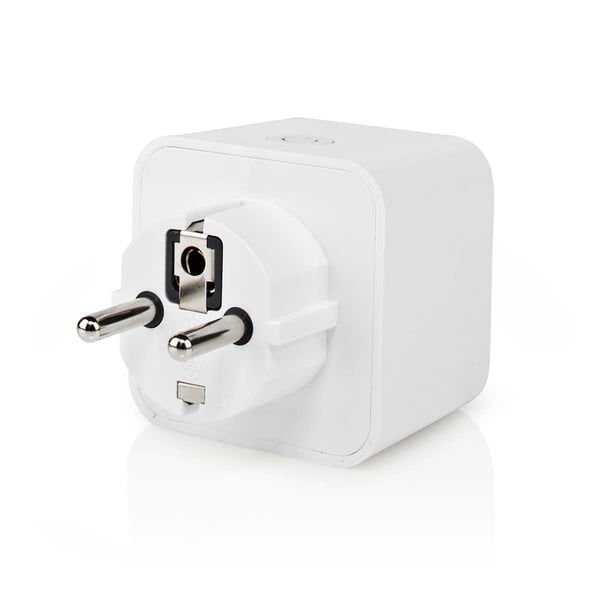 Nedis SmartLife Smart Plug | IP21 | Efektmåler | 3680 W | Type F (CEE 7/3) | 0 - 55 °C | Android™ / IOS | Hvit | 1 stk