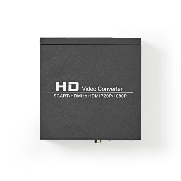 Nedis HDMI ™ Muunnin | SCART Female | 1x 3.5 mm sound out / 1x Digital Audio / 1x HDMI™ Output | Yksisuuntainen | 1080p | 1.65 Gbps | Alumiini | Antra