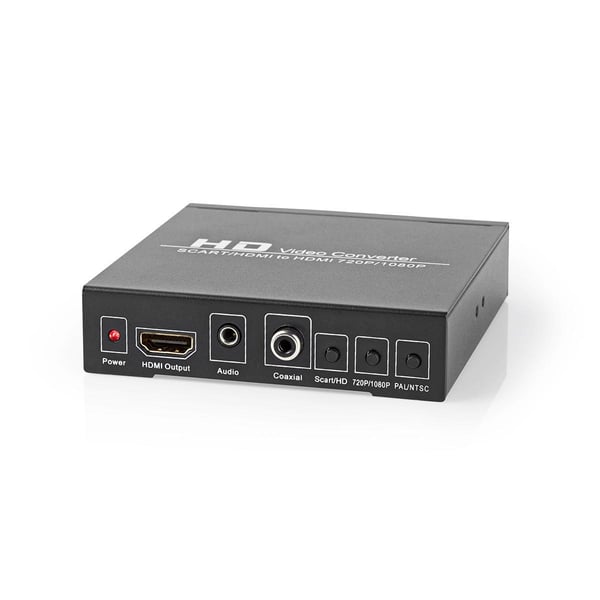 Nedis HDMI ™ Muunnin | SCART Female | 1x 3.5 mm sound out / 1x Digital Audio / 1x HDMI™ Output | Yksisuuntainen | 1080p | 1.65 Gbps | Alumiini | Antra
