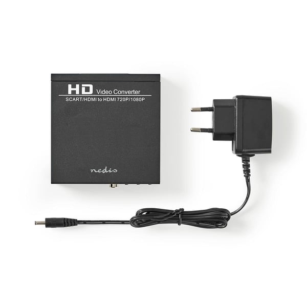 Nedis HDMI ™ Muunnin | SCART Female | 1x 3.5 mm sound out / 1x Digital Audio / 1x HDMI™ Output | Yksisuuntainen | 1080p | 1.65 Gbps | Alumiini | Antra