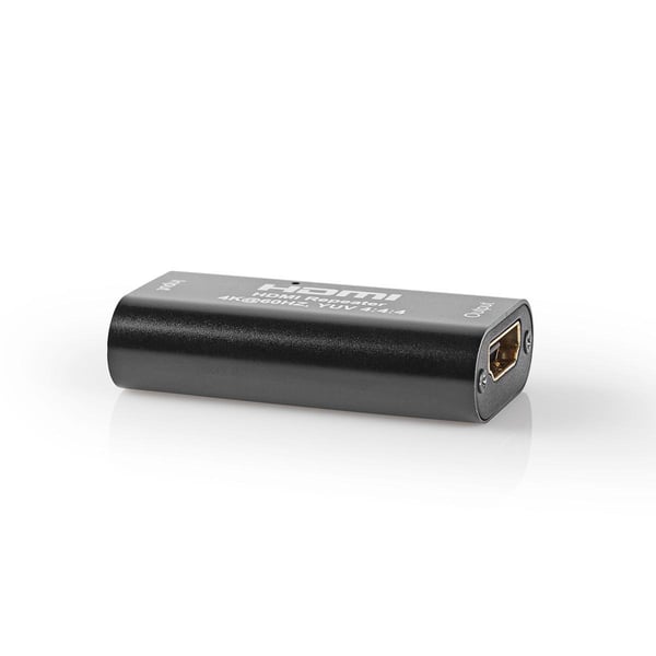 Nedis HDMI ™ Repeater | 40.0 m | 4K@60Hz | 18 Gbps | Metall | Antrasitt