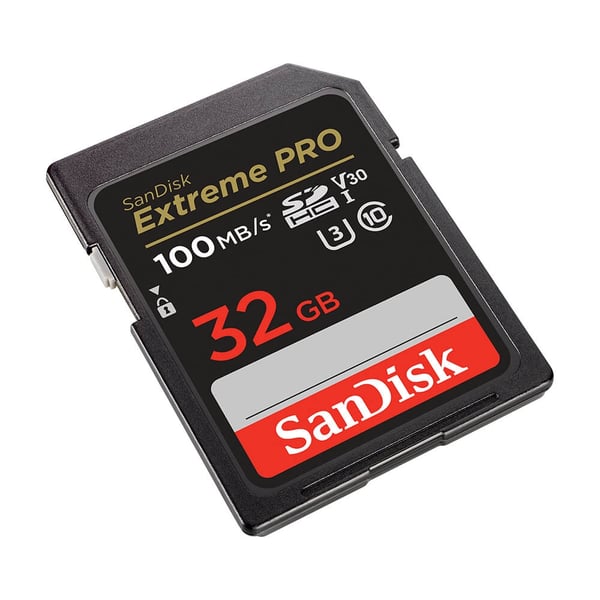 SanDisk SDHC Extreme Pro 32GB 100MB/s UHS-I C10 V30 U3