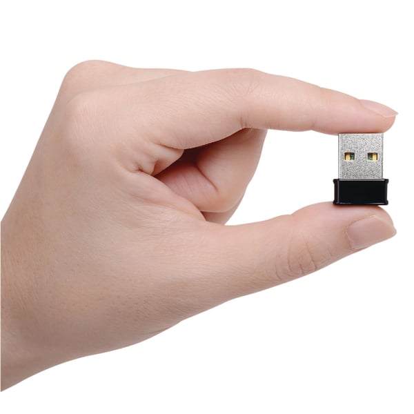Edimax Trådløst Utstyr USB-Adapter AC1200 2.4/5 GHz (Dual Band) Wi-Fi Sort/Aluminium