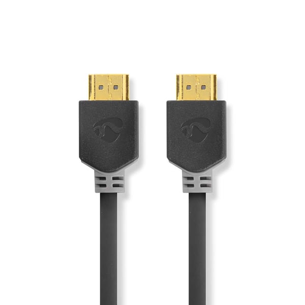 Nedis High Speed ​​HDMI ™ kabel med Ethernet | HDMI™ Kontakt | HDMI™ Kontakt | 4K@60Hz | ARC | 18 Gbps | 10.0 m | Rund | PVC | Antracit | Låda