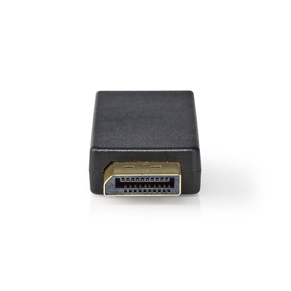 Nedis Displayport-adapter | DisplayPort Han | HDMI™ Output | 4K@30Hz | Gull belagt | Rett | Rund | ABS | Plast | Antrasitt | Boks