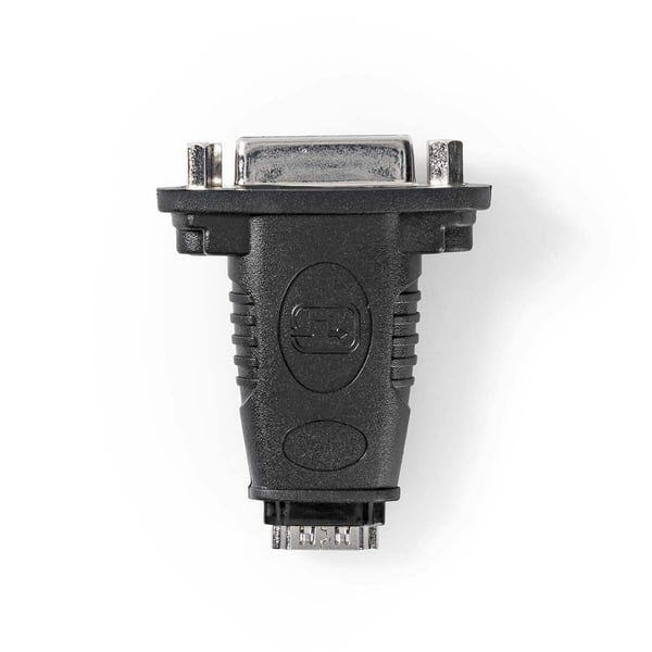 Nedis HDMI™ Adapter | HDMI™ Input | DVI-D 24+1-Pins Hun | Nikkelplateret | Lige | ABS | Sort | 1 stk. | Box