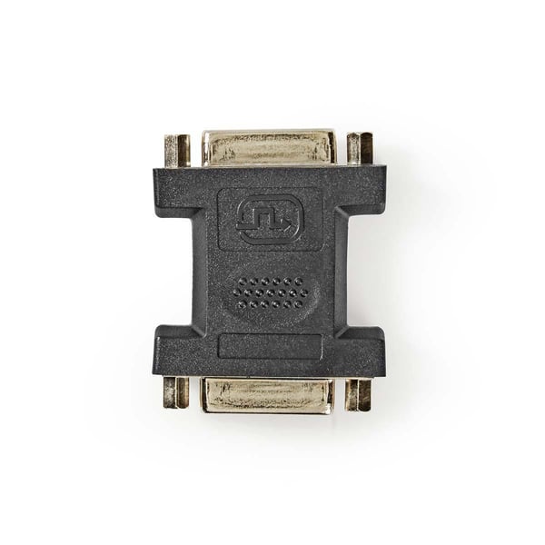Nedis DVI-adapter | DVI-I 24+5-Pins Hun | DVI-I 24+5-Pins Hun | Nikkel belagt | Rett | PVC | Sort | Plastpose