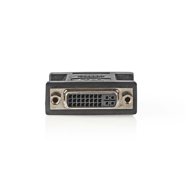 Nedis DVI-adapter | DVI-I 24+5-Pins Hun | DVI-I 24+5-Pins Hun | Nikkel belagt | Rett | PVC | Sort | Plastpose