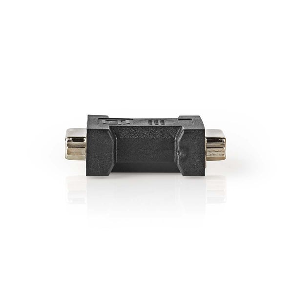 Nedis DVI-adapter | DVI-I 24+5-Pins Hun | DVI-I 24+5-Pins Hun | Nikkel belagt | Rett | PVC | Sort | Plastpose