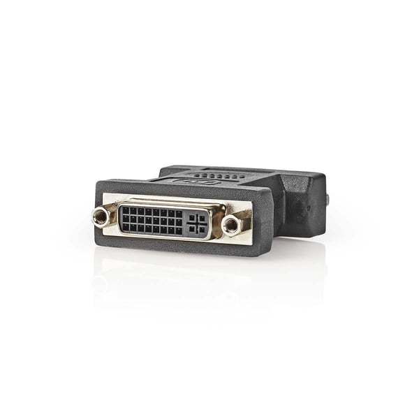 Nedis DVI-adapter | DVI-I 24+5-Pins Hun | DVI-I 24+5-Pins Hun | Nikkel belagt | Rett | PVC | Sort | Plastpose