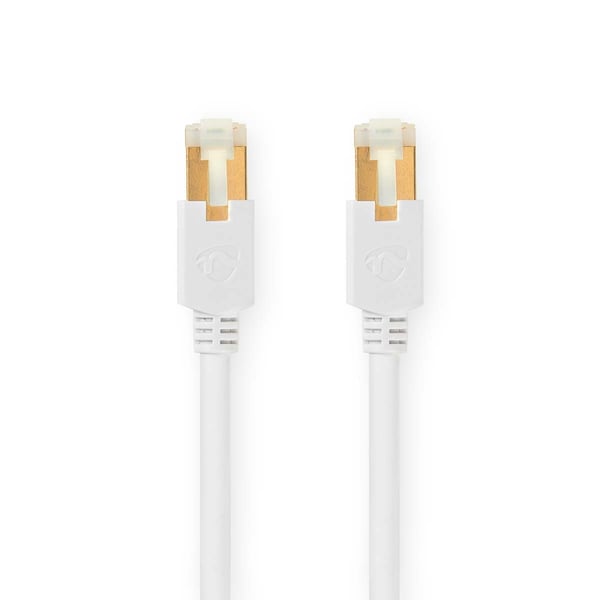 Nedis CAT6 Nettverkskabel | RJ45 Han | RJ45 Han | S/FTP | 5.00 m | Rund | LSZH / PVC | Hvit | Vindus boks