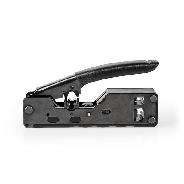 Nedis Crimp pliers | CAT5 / CAT5e / CAT6 / CAT6a / CAT7 / RJ12 | Cutting / Plier | ABS / Stål | Sort