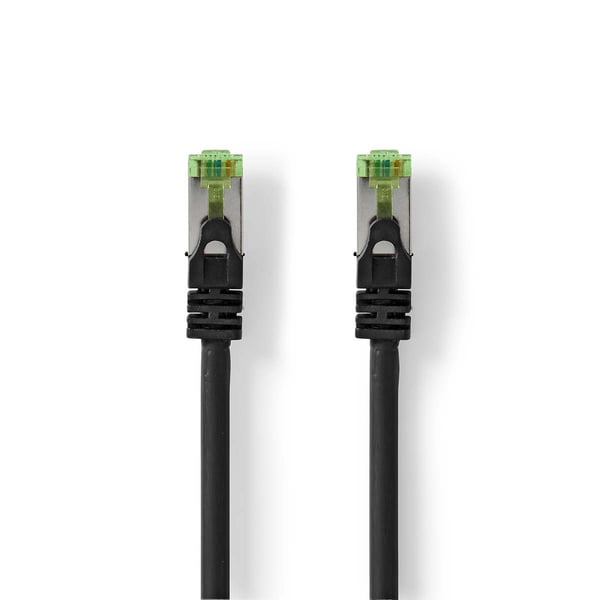 Nedis CAT7 nettverkskabel | S/FTP | RJ45 Han | RJ45 Han | 10.0 m | Snagless | Rund | LSZH | Sort | Konvolutt