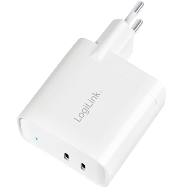 LogiLink USB-lader 2 x USB-C PD 40W GaN