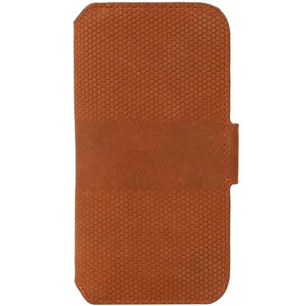 Krusell Nahka Puhelin lompakko iPhone 13 Cognac