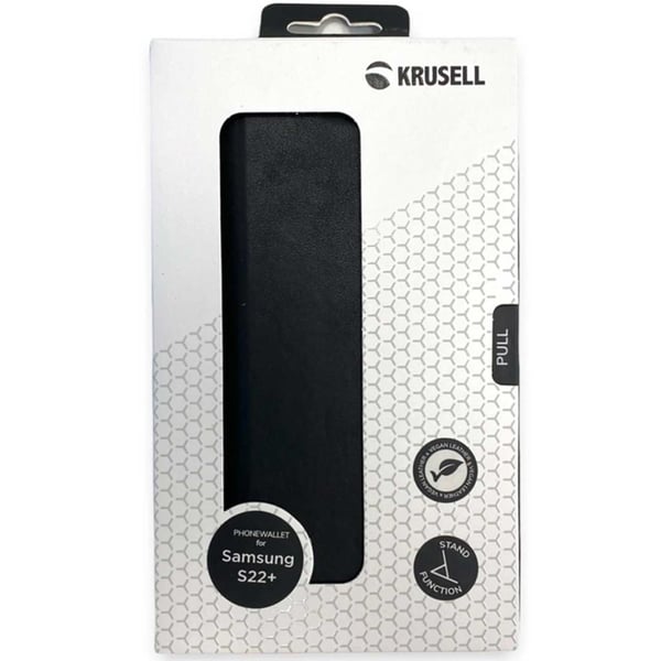 Krusell Phone Wallet Galaxy S22+ Svart