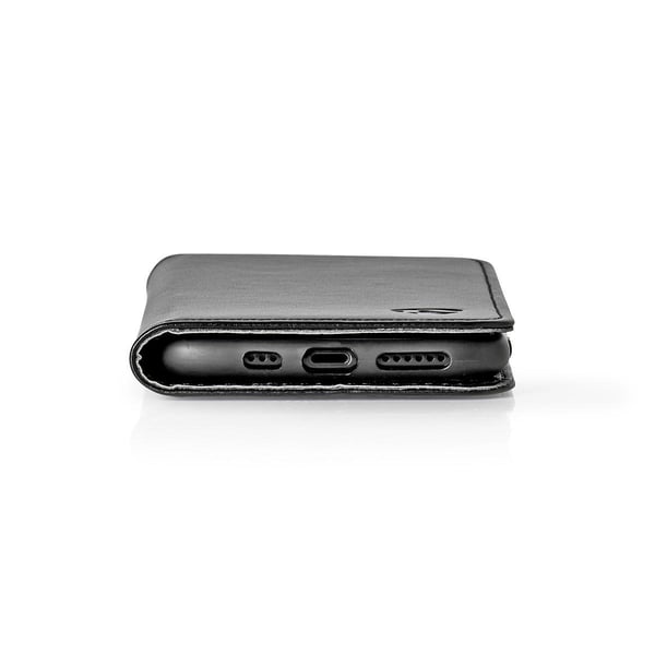 Nedis lommebok Book | Apparat: Smartphone | Huawei Y7 2019 / Y7 prime 2019 / Y7 pro 2019 | Passer for 1 Kort | Sort | PU / TPU | Justerbar modus