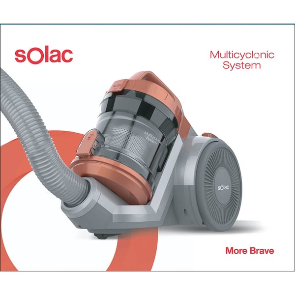 SOLAC Poseløs Støvsuger More Brave 800W
