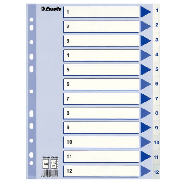 ESSELTE ESSELTE Register Non-Stop A4/1-12