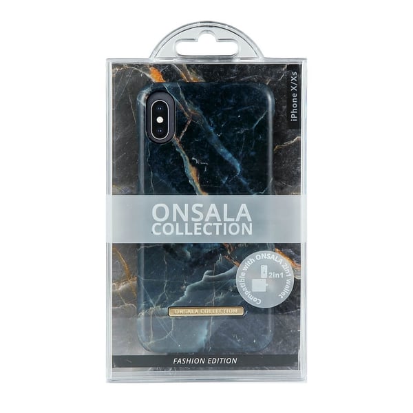 Onsala COLLECTION Suojakuori Shine Grey Marble iPhoneX/Xs