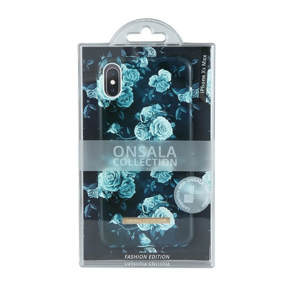 Onsala COLLECTION Mobildeksel Shine Dark flower iPhoneXs Max