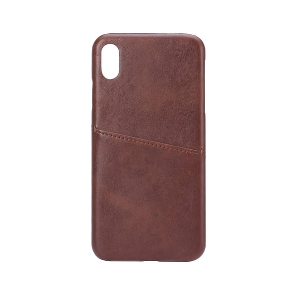 Onsala Suojakuori Ruskea korttipaikalla iPhone X/XS Max