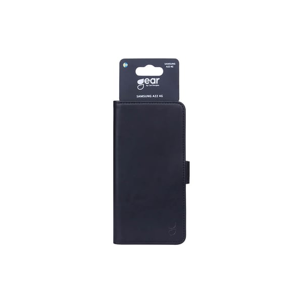 Gear Lompakko Musta - Samsung A22 4G