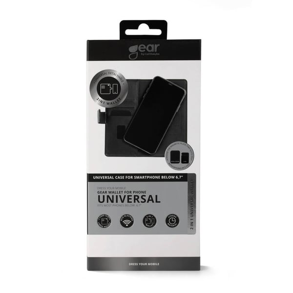 Gear Lompakko Liima/Magneetti Musta - Universal