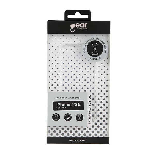 Gear Mobilcover TPU Transparent - iPhone 5/SE