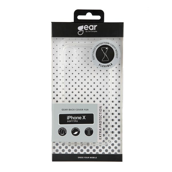 Gear Mobildeksel TPU Transparent - iPhone X/XS