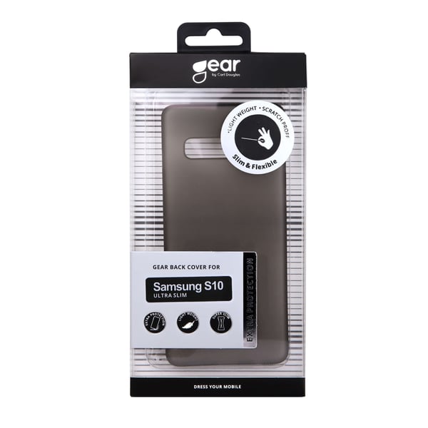 Gear Mobildeksel Ultraslim Svart - Samsung S10