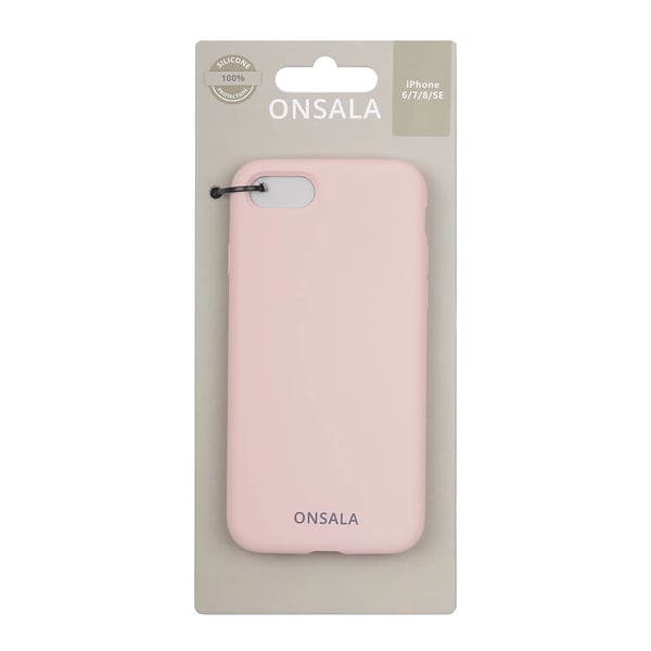 Onsala Mobilcover Silikone Sand Pink - iPhone 6/7/8/SE