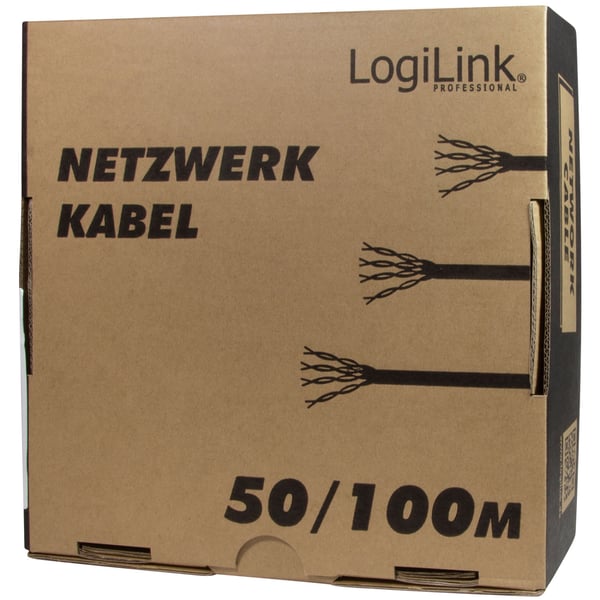 LogiLink Nätverkskabel Installation CAT6 U/UTP 100m