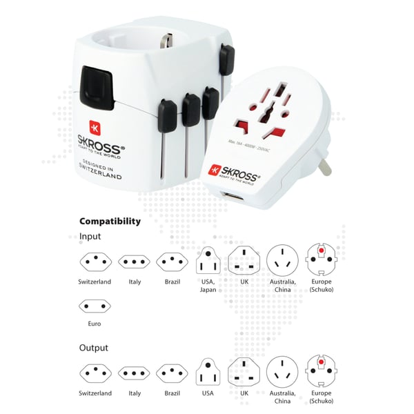 SKROSS World Adapter PRO World USB