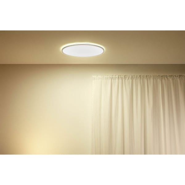 WiZ WiFi SuperSlim Ceiling Ø550 32W varm-kald hvit