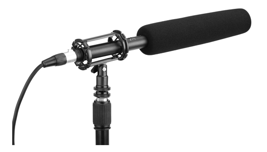 BOYA Professional Shotgun mikrofoni (pitkä) musta