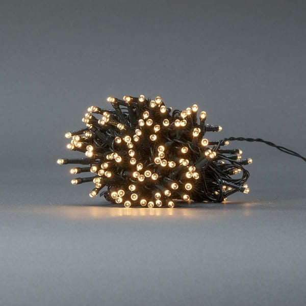 Nedis Julebelysning | Streng | 192 LED's | Varm Hvit | 14.40 m | Lyseffekter: 7 | Innendørs eller utendørs | Batteri drevet
