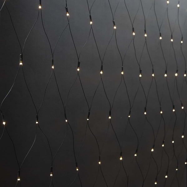 Nedis Dekorative Nettlys | Varm Hvit | 320 LED's | 3 x 1.5 m | Lyseffekter: 7 | Innendørs eller utendørs | Nettstrøm drevet