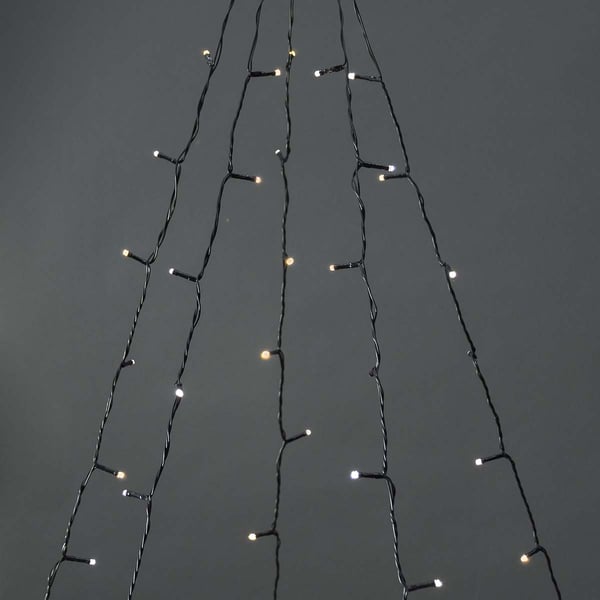 Nedis SmartLife Julelys | Tre | Wi-Fi | Varm til avkjølt hvitt | 200 LED's | 20.0 m | 5 x 4 m | Android™ / IOS