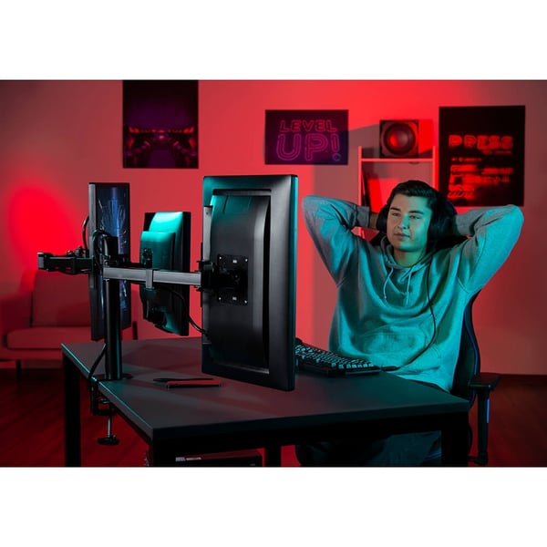 Hama Monitor Holder Operator Tripple Black