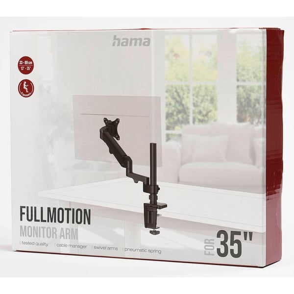 Hama Monitor Holder Performer Single Black