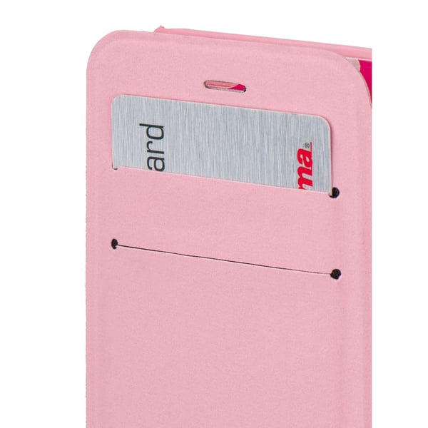 Hama Plånboksväska DesignLine iPhone6/6S Star Glow Rosa